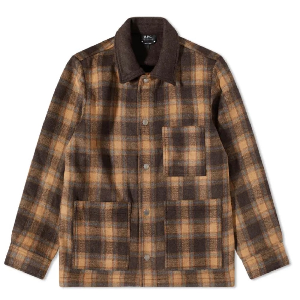 SOLD!!! A.P.C Emile Plaid Wool Jacket BNWT